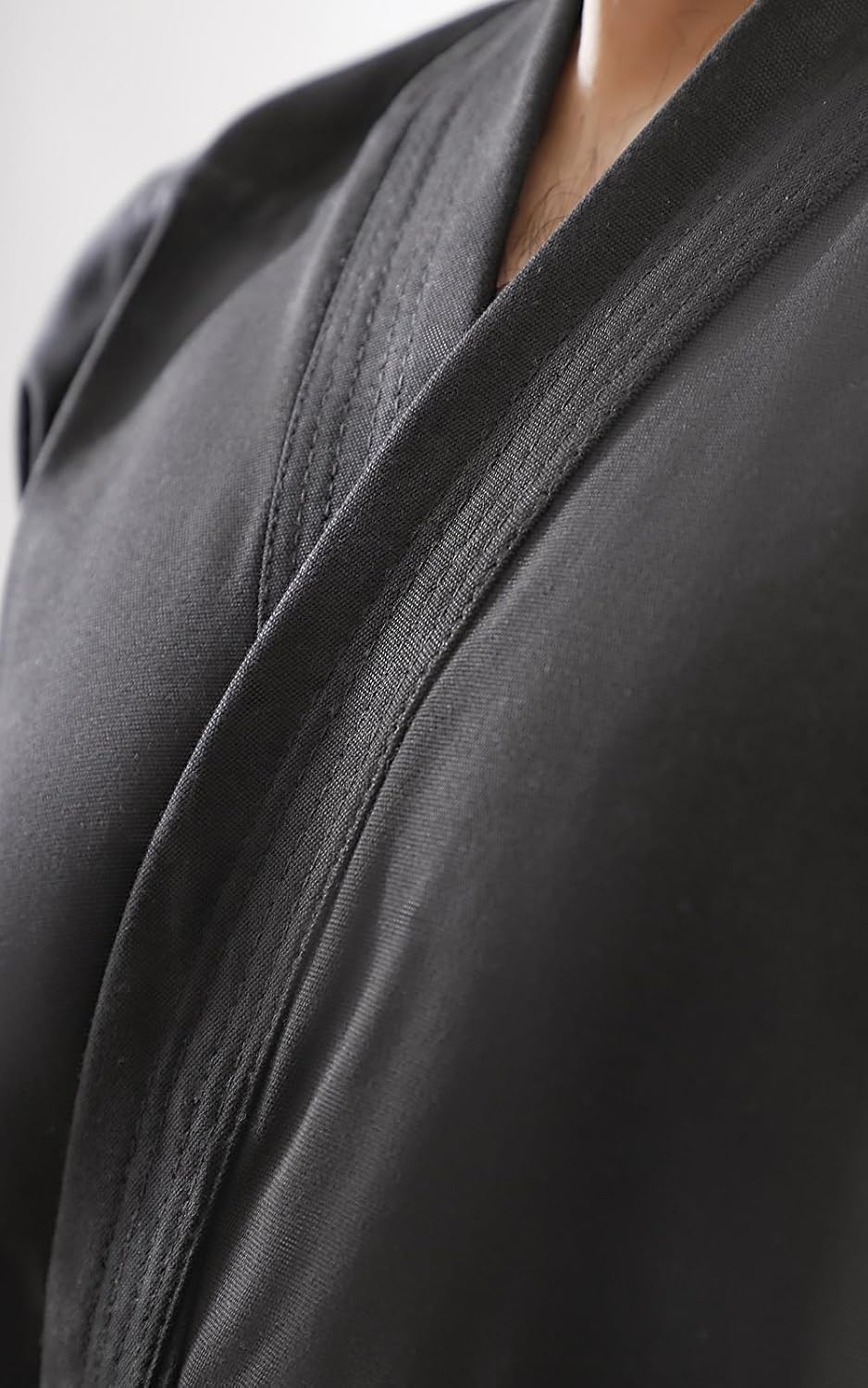 TOKYODO Karate Uniform for kids (Black), Lightweight karate gi for Adults and Kids, Unisex with White Belt